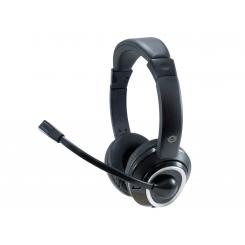Conceptronic POLONA Auriculares Alámbrico Diadema Llamadas/Música USB tipo A Negro