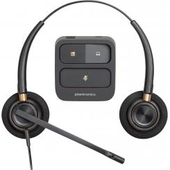 POLY Auriculares binaurales EncorePro 520 con desconexión rápida