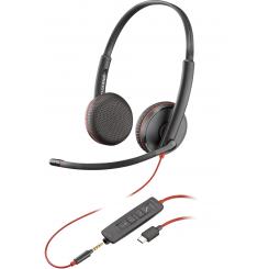 POLY Auriculares Blackwire C3225 estéreo USB-C (paquete)
