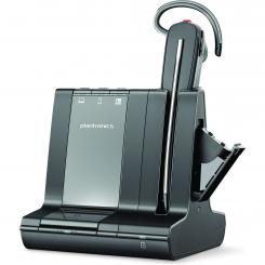 Poly Auriculares DECT USB-A Savi 8245 con certificación para Microsoft Teams de 1880-1900 MHz +D400