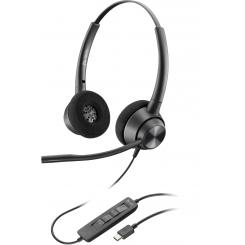 POLY Auriculares estéreo EncorePro 320 USB-A TAA