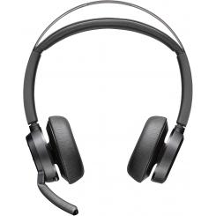 POLY Auriculares Voyager Focus 2 USB-C-C + adaptador USB-C/A