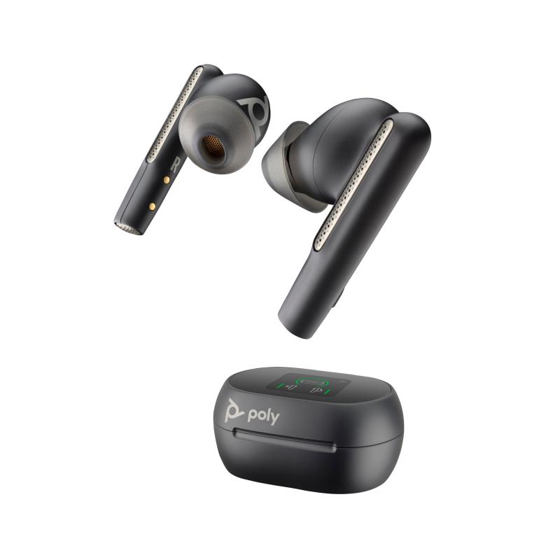 poly-intrauriculares-voyager-free-60-uc-m-color-negro-carbono-adaptador-usb-c-bt700-estuche-de-carga-con-pantalla-tactil
