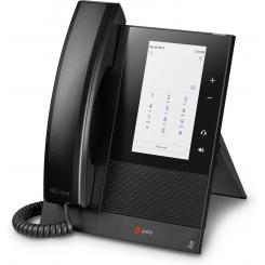 POLY Teléfono multimedia empresarial CCX 400 para Microsoft Teams y habilitado para alimentación a través de Ethernet (PoE)