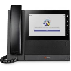 POLY Teléfono multimedia empresarial CCX 600 para Microsoft Teams y habilitado para alimentación a través de Ethernet (PoE)