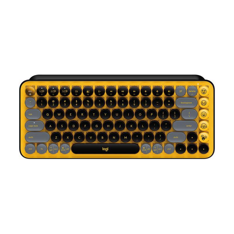 pop-keys-wireless-mechanical-keyboard-with-emoji-keys-teclado-rf-wireless-bluetooth-qwerty-espanol-negro-gris-amarillo
