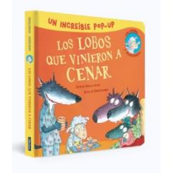 PopUp de Los lobos que vinieron a cenar, de Steve Smallman (Ed. Beascoa) tapa dura