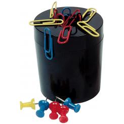 Portaclips imantado s/clips. Poliestireno. Medida 55x65 mm. Color negro.