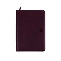 Portadocumentos Finocam Focus Con Cremallera A5/Tablet Burdeos