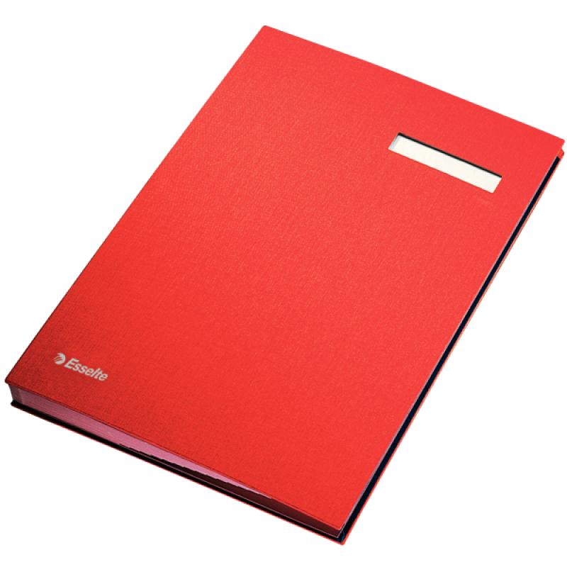 portafirmas-esselte-fuelle-con-20-separadores-forrado-rojo