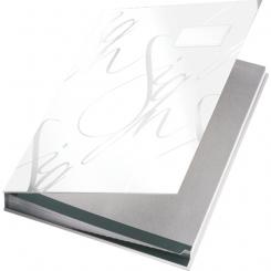 Portafirmas Gama LEITZ Sign. Fuelle con 18 separadores acabado soft grip, blanco