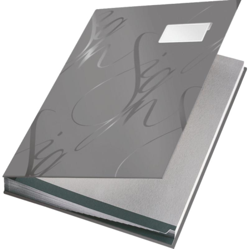 portafirmas-gama-leitz-sign-fuelle-con-18-separadores-acabado-soft-grip-gris