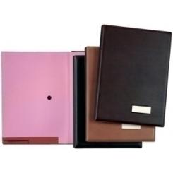 Portafirmas Pardo Pvc  8 Departamentos Marron