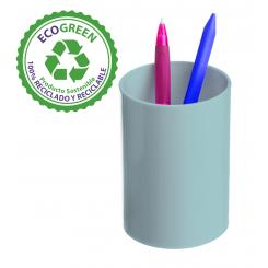 Portalápices Sostenible Ecogreen Archivo 2000. 100% reciclado. Medida ext 75x105 mm. Color azul pastel.