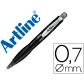 portaminas-artline-retractil-sujecion-de-caucho-translucido-07-mm-cuerpo-negro