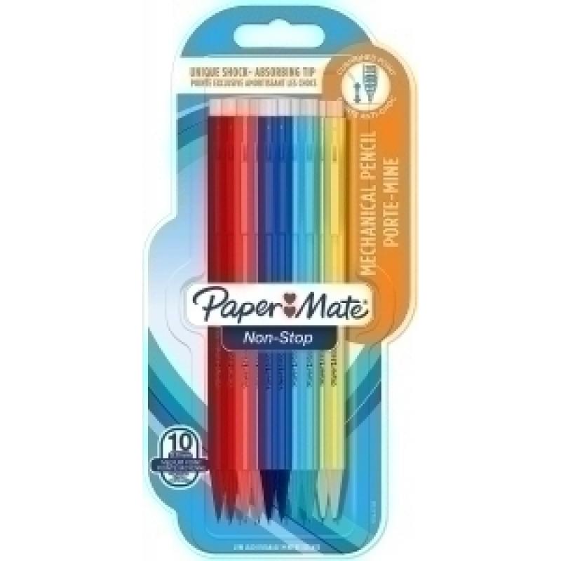 portaminas-paper-mate-non-stop-07-mm-blister-de-10