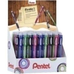 Portaminas Pentel Fiesta Ax125 0.5 Mm Expositor De 36