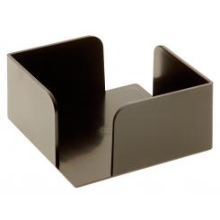 Portanotas cuadrado sostenible Archivo 2000. 100% reciclado s/taco. Medida ext 105x105x55 mm. Color negro.