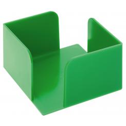 Portanotas cuadrado sostenible Archivo 2000. 100% reciclado s/taco. Medida ext 105x105x55 mm. Color verde.