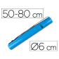portaplanos-plastico-liderpapel-diametro-6-cm-extensible-hasta-80-azul
