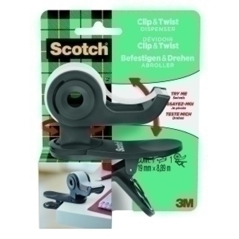 portarrollos-scotch-clip&twist-c19-gris-pizarra-cinta-scotch-magic