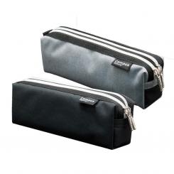 Portatodo Campus Cuadrado Nylon Bicolor 2 cremalleras