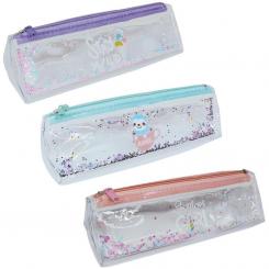 Portatodo Campus Glitter Triangular 1 cremallera 3 colores