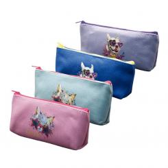 Portatodo Campus Rectangular Perro-Gato 1 Cremallera