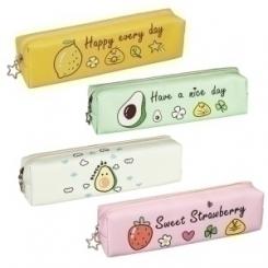 Portatodo Centrum Pvc 1 Cremallera Rectangular Frases Surtido