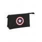 Portatodo Triple Capitan America Teen