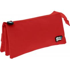 GRAFOPLAS Portatodo triple plano con 3 compartimentos BITS&BOBS rojo