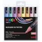 POSCA Estuche 8 rotuladores PC5M Uni-Ball colores pastel