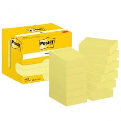 POST-IT Bloc notas adhesivas 38 x 51 mm amarillas, 100 hojas