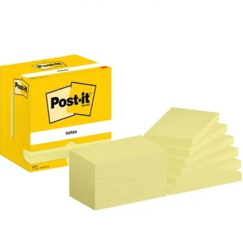 post-it-bloc-notas-adhesivas-76mmx127mm-amarillas-100-hojas