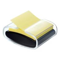 POST-IT Dispensador de bloc de notas adhesivas negro + 1 bloc de notas