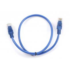 GEMBIRD PP12-0.5M/B cable de red Azul 0,5 m Cat5e