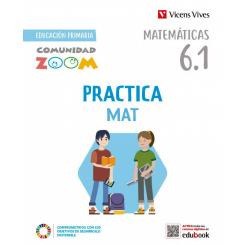 Practicamat 6 Trim Act (Comunidad Zoom), Ed. VICENS VIVES