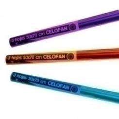 PRECISION Papel Celof.C.G.Rollo 3 Hojas 50X70 Azul