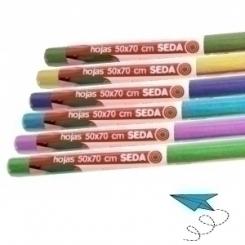 PRECISION Papel Seda C.G.Rollo 5 Hojas 50X70 Az.