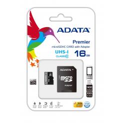 ADATA Premier microSDHC UHS-I U1 Class10 16GB Clase 10