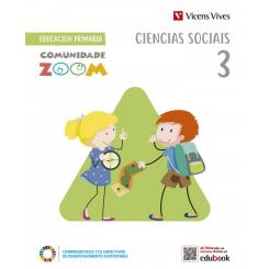 Pri3 Gal Ciencias Sociais 3 Comunidade Zoom Gal, Ed. VICENS VIVES
