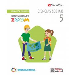 Pri5 Gal Ciencias Sociais 5 Comunidade Zoom Gal, Ed. VICENS VIVES