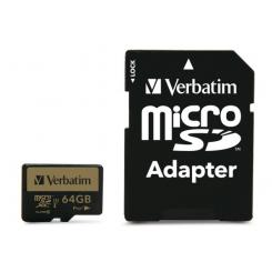 Verbatim Pro+ 64 GB MicroSDHC MLC Clase 10