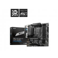 PRO B760M-A WIFI DDR4 placa base Intel B760 LGA 1700 micro ATX