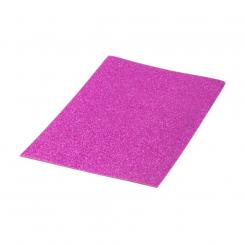PRYSE Lámina Goma Eva purpurina biodegradable 40x60, 1 ud. fucsia
