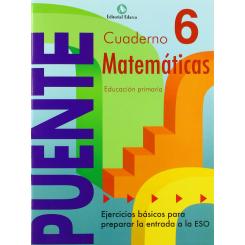 Puente, Matemáticas, 6 Educación Primaria, 3 Ciclo. Cuaderno, Ed. NADAL-ARCADA S.L.