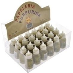 Purpurina ABACO Cola Oro Expositor 24