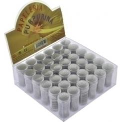 Purpurina ABACO  Plata Expositor 36