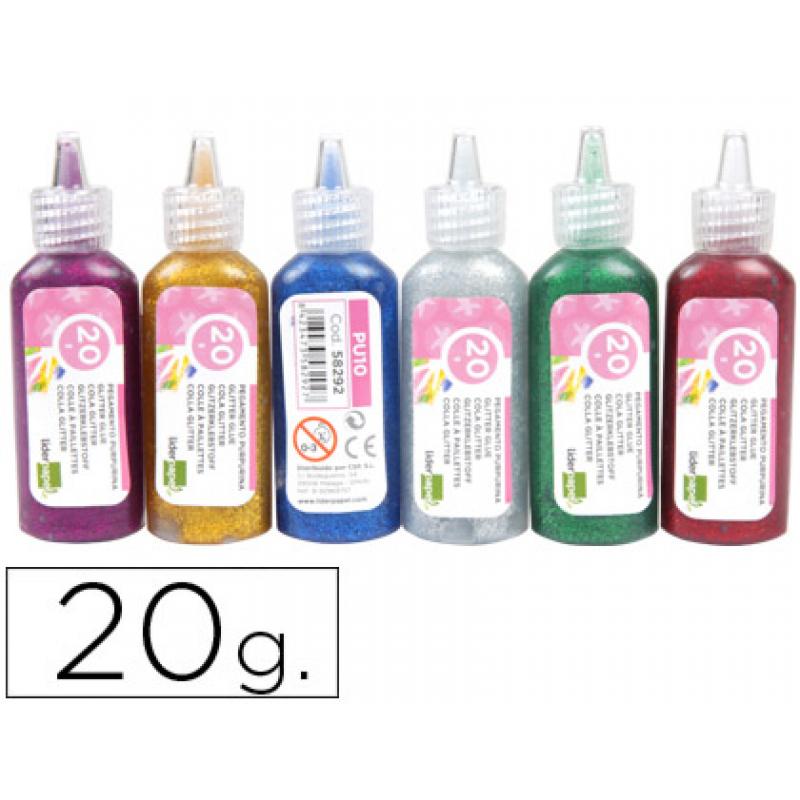 purpurina-pegamento-liderpapel-fantasia-colores-metalicos-surtidos-bote-20-gr