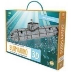 Puzle 3D Y Libro Sassi Manolito Books Construye El Submarino 3D  (+6 Años)